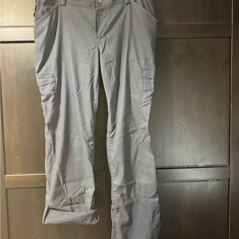Duluth Trading Co Gray Hiking Cargo Pants Straight Leg